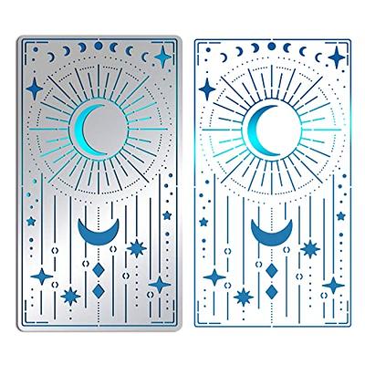 BENECREAT Moon Sun Metal Journal Stencils, Star Stainless Steel Stencils  Templates for Drawing, Wood Burning, Pyrography and Engraving,  Scrapbooking, 4x7 inch - Yahoo Shopping