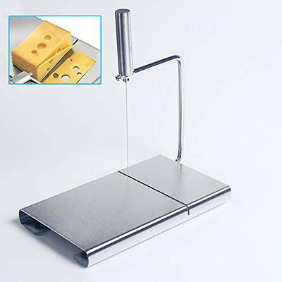 Cheese Slicer Cutter Board Stainless Steel Wire Cutting Kitchen Hand Food  Tool