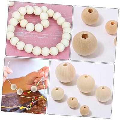 COHEALI 100pcs Hole Wooden Beads Circle Beads Hand Jewelry Natural Beads  Wooden Loose Beads Macrame Making Beads 25mm Beads for Crafts Wood Loose Beads  Necklace DIY Beads Round Lotus Tree - Yahoo