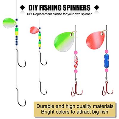 Fishing Spinner Blades Lures Kit 40pcs Colorado Blade DIY Lure Making  Supplies for Spinner Spinnerbaits Walleye Rigs Bass Trout Salmon Fishing  Lures Rig - Yahoo Shopping