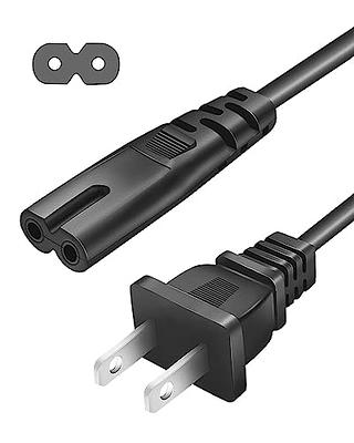 Power cable 2 pin mains socket / IEC-C7 - TV PS3 PS4