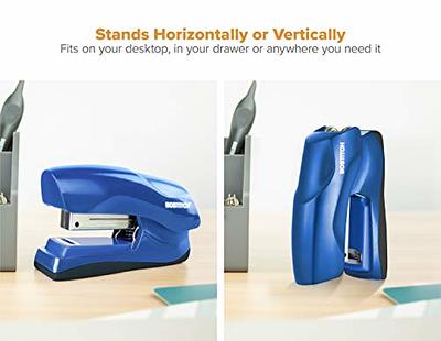  Bostitch Office Heavy Duty Stapler, 40 Sheet Capacity, No Jam,  Half Strip, Fits into the Palm of Your Hand, For Classroom, Office or Desk,  Navy Blue