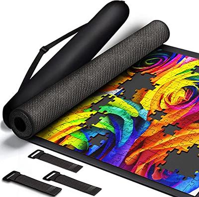 Puzzle Mat Jigsaw Puzzle Mat, Puzzle Mat Roll Up 46”x26”, Portable