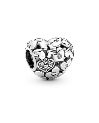 PANDORA Princess Heart Charm - Pink CZ - 791375PCZ 