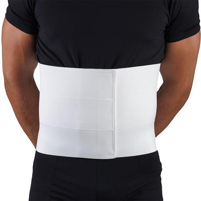 Gabrialla Unisex Elastic Abdominal Support Binder, 3-Panel, 9” Wide,  Postpartum, Post-Surgery: AB-309 Men & Women Small