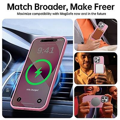 Lamicall Magnetic Case for iPhone 14 Pro/14 Pro Max [ Anti-Slip Edge ]