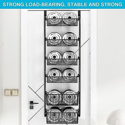 1Easylife Over The Door Pantry Organizer, 8-Tier Adjustable Baskets Pantry  Organization, Metal Door Shelf with Detachable Frame, Space Saving Hanging  Spice Rack for Kitchen Pantry Bathroom, Off White - Yahoo Shopping