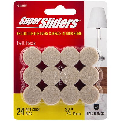 SlipToGrip Non Slip Furniture Pad Grippers - Stops Slide - Multi Size (4  Pads) - Make 4, 1, 2, etc.- Pre-Scored Multiple Sizes - 3/8 Felt Core 