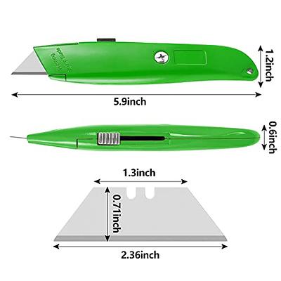 DIYSELF 2Pack Utility Knife Box Cutter Retractable Blade Heavy Duty (Green)  - Yahoo Shopping