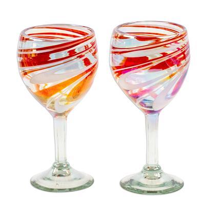 Waterfall Red Wine Glasses, Set of 4 - Yahoo Shopping