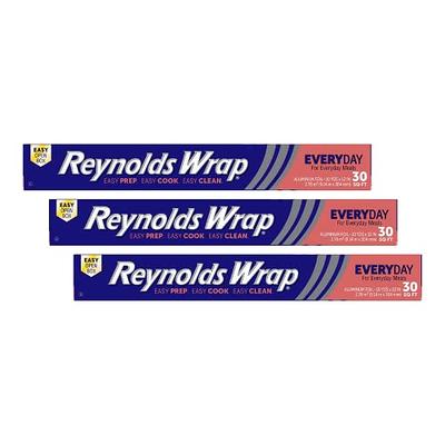 Reynolds Wrap Aluminum Foil (30 Sq Ft, Pack of 2)