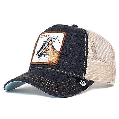 Goorin Bros. The Farm Patchwork Collection Unisex Trucker Hat, Black  (Dorbz), One Size at  Men's Clothing store