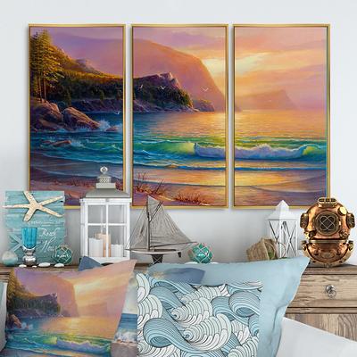 Colorful Canvas Collection, Coastal Beach Decor