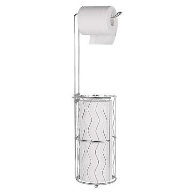 Bathroom Free Standing Toilet Tissue Paper Roll Holder - Yahoo Shopping