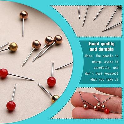 100Pcs Sewing Pins for Fabric, Straight Pins Positioning Pins for Dressmaker