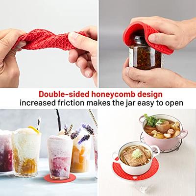 Oleex Jar Opener for Weak Hands with Keychain Bottle Cap Opener. Easy Jar  Opener for Seniors