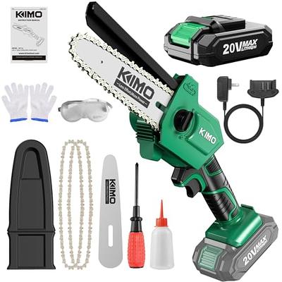 Mini Chainsaw, O-CONN 4 Inch Cordless Handheld Electric Chainsaw