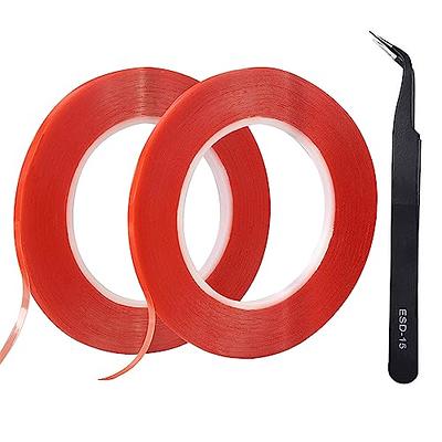 DMSTECH 2 Rolls (3mm/4mm x 25m) LCD Repair Tape Phone Repair Tape LCD Touch  Screen