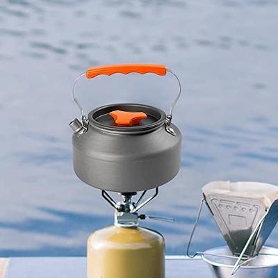 Camping Water Kettle Water Boiler Cookware Stoves Pot Tableware Teapot  Coffee Pot Tea Kettle for Camp Cooking Kitchen Travel Campfire, 1.1L  15.5x6cm - Yahoo Shopping