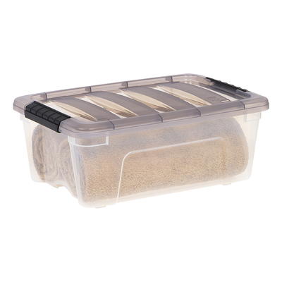 Sterilite 5.8qt Purple Latch Box Clear : Target