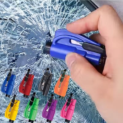 Car Window Breaker Safety Hammer Seat Belt Cutter Life-Saving Emergency  Escape Tool - Silver