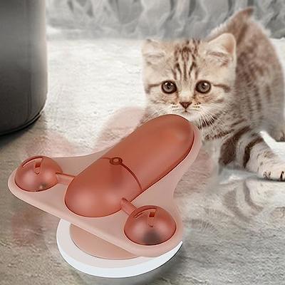 Cat Food Dispenser Toy Puzzle Slow Feeder Interactive Rotating