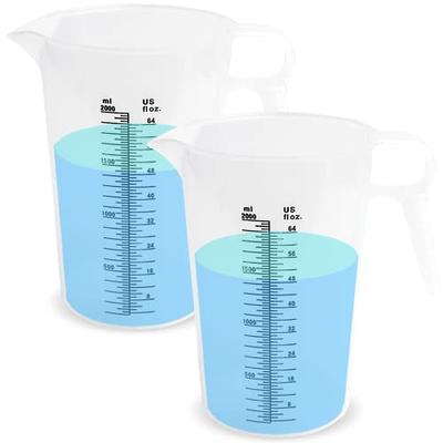 2-PACK ACCUPOUR 16oz (2 Cup) Measuring Pitcher, Pool Measuring Cup