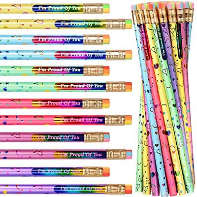 ECOTREE Pencils #2 HB, Pre-sharpened Pencils with Eraser Cute Pencils  Graphite Pencils Sketch Pencils Birthday Pencils Fun Pencils for Kids,  Adults