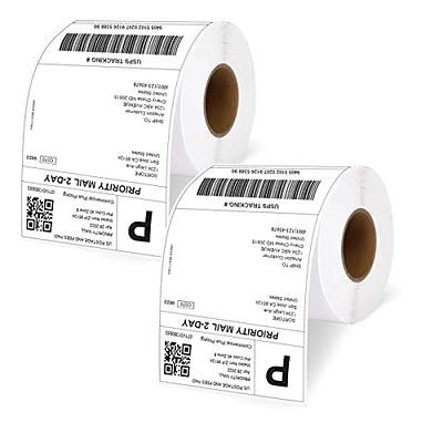 iDPRT Shipping Labels - 4×6 Thermal Direct Shipping Label, Fan-Fold Labels,  Thermal Shipping Label for Label Printer, 500 Labels Per Stack, Address