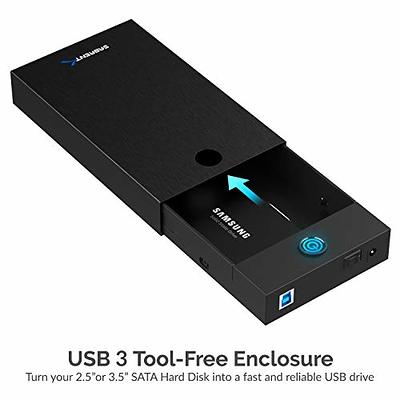 Sabrent 2.5 SATA to USB 3.0 Tool-Free External Hard EC-UASP B&H