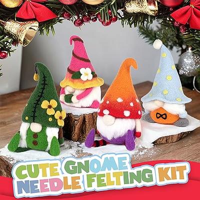 3 Pack Gnomes Needle Felting Kits for Beginners DIY Christmas Gift