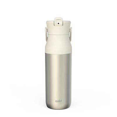 Zak Designs 32oz Recycled Stainless Steel Vacuum Insulated Straw Water  Bottle - Ivory - Yahoo Shopping