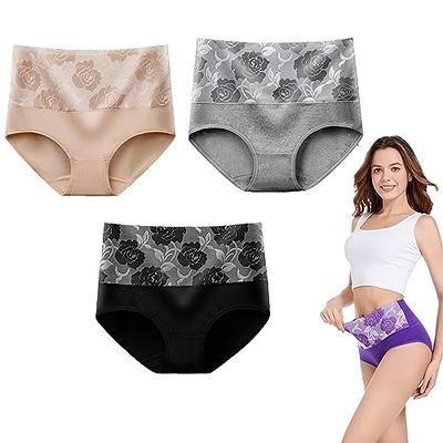  CULAYII Plus Size Underwear For Women Cotton Underwear High  Waisted Full Coverage Briefs Soft Stretch Ladies Underwear Panties For Women  Underwear