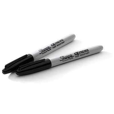 Sharpie Permanent Markers, Fine Tip, Black, 24/Pack (2042918