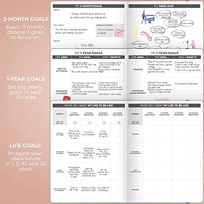 Undated Pro Schedule Planner Weekly/monthly 8.5x11 Rose Gold
