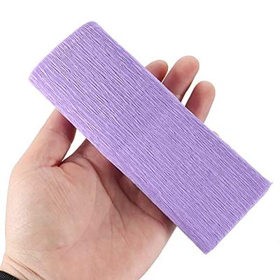 MECCANIXITY Crepe Paper Roll Crepe Paper Decoration 8.2ft Long 5.9 Inch  Wide for Wedding Ceremony Various Large Festivals Decoration, Light Purple  - Yahoo Shopping