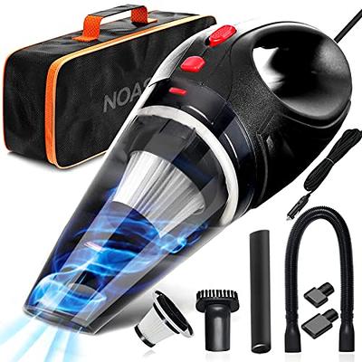Car Vacuum, Car Accessories, 12V 120W High Power Portable Handheld Vacuum  Cleaner, with 16.4ft Power Cord and Carrying Bag, Car Cleaning Kit with  Three Layer HEPA Filter - Yahoo Shopping