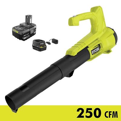 Ryobi 40V 110 MPH 525 CFM Cordless Battery Variable-Speed Jet Fan Leaf Blower with (2) 4.0 Ah Batteries and (1) Chargers