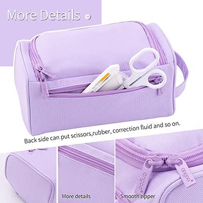 HVOMO Large Pencil Case High Capacity Holder Box Storage bag Desk