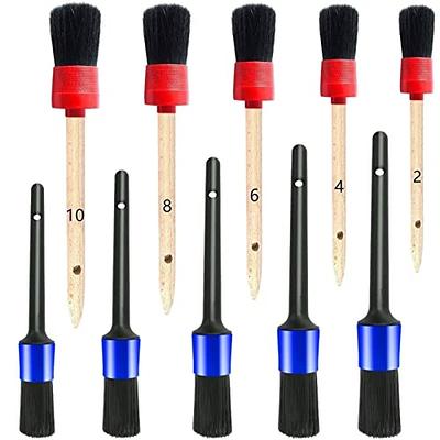 Nurkul Car Detailing Brush Set, Car Brushes for Detailing Auto