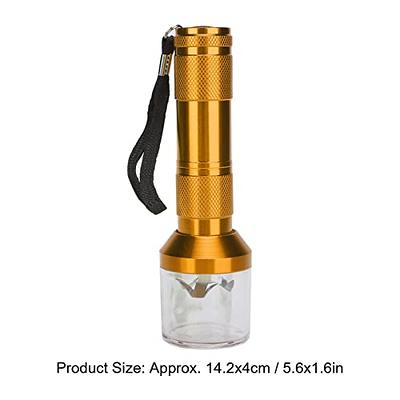 Nail Powder Mixer Blender, Electric Spice Crusher Aluminum Electric Herb  Grinder Powder Grinding Machine Tool, Small USB Recharge Grinders(gold)