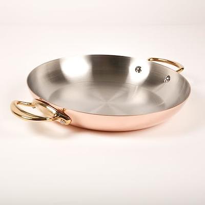 Mauviel M'150 S 12-Piece Copper Cookware Set with Cast Stainless