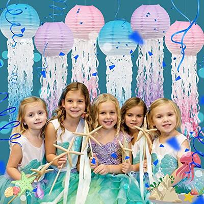 great birthday decorating idea balloon jellyfish::balloons,tissue