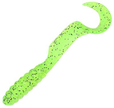 Mister Twister Curly Tail Grub - 3'' - Neon Chartreuse - Yahoo
