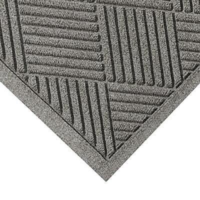 Crown Mats FL 2436GY Ribbed Vinyl Anti-Fatigue Mat, 24 x 36, Gray 