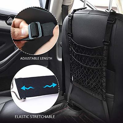 3-Layer Car Mesh Organizer Seat Back Cargo Net Storage Bag Pet Stopper