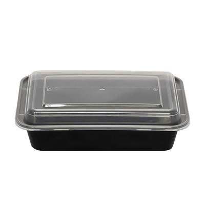 ITI TG-PP-16-S 16 oz. Square Plastic To-Go Container with Lid, 450/CS