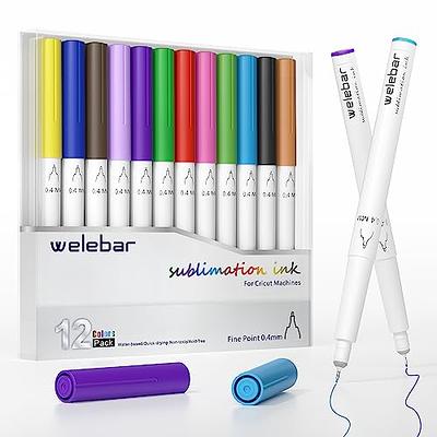  Welebar 1.0 Tip Medium Point Pens for Cricut Joy/Xtra, 36 Pack  Assorted Marker Pens for Drawing, Writing, Compatible with Cricut Joy  Machines : Arts, Crafts & Sewing