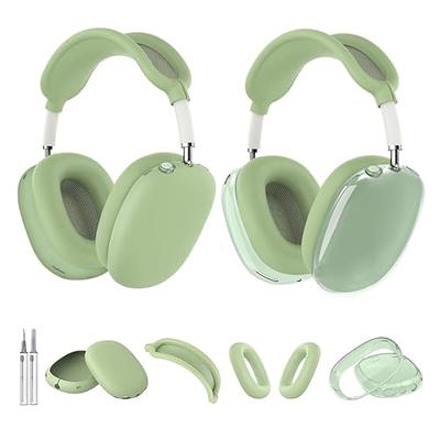 Silicone Case Cover for AirPods Max Headphones, Anti-Scratch Ear Cups Cover  and Headband Cover for AirPods Max, Accessories Skin Protector for AirPods  Max (Green) 
