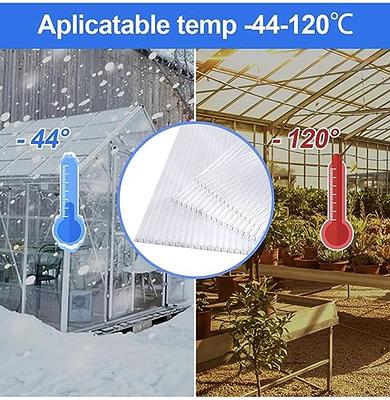 8mm, Clear, Twin Wall Polycarbonate Greenhouse Panels